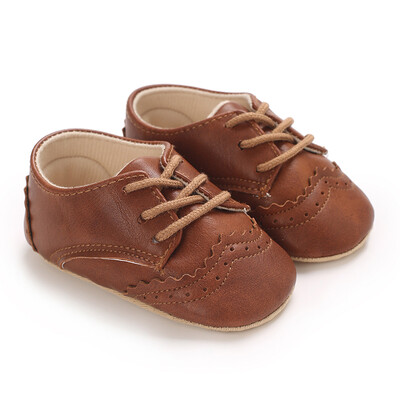 Новородени бебета, момчета и момичета, кафяви ежедневни обувки Baby First Walking Shoes Мека подметка, противоплъзгащи се бебешки ежедневни обувки 0-18M