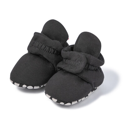 KIDSUN Șosete pentru bebeluși Pantofi tricotați cu dungi multicolore anti-alunecare Iarnă pentru bebeluși băieți pantofi pentru fetiță Bumbac First Walkers Șosete pentru nou-născut