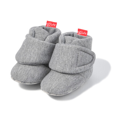 KIDSUN Șosete pentru bebeluși Pantofi tricotați cu dungi multicolore anti-alunecare Iarnă pentru bebeluși băieți pantofi pentru fetiță Bumbac First Walkers Șosete pentru nou-născut