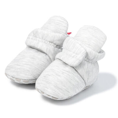 KIDSUN Șosete pentru bebeluși Pantofi tricotați cu dungi multicolore anti-alunecare Iarnă pentru bebeluși băieți pantofi pentru fetiță Bumbac First Walkers Șosete pentru nou-născut