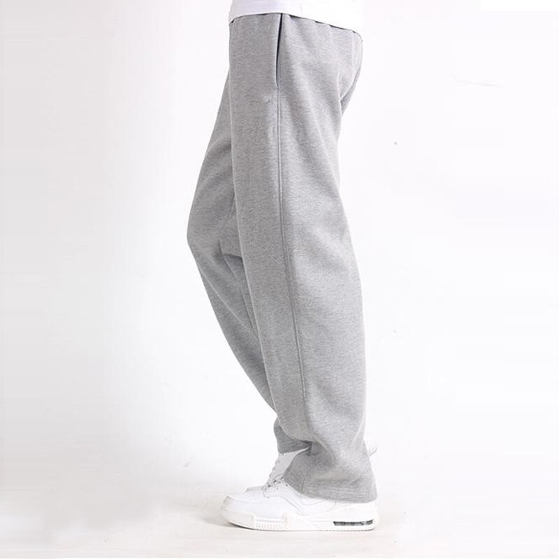 Îmbrăcăminte pentru bărbați Pantaloni de trening Jogger Pantaloni largi Jogging Casual Moda Pantaloni largi drepți pentru femei Pantaloni largi de sport de culoare uni