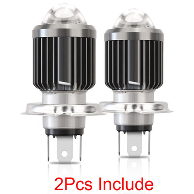 Dual H4 HS1 H6 BA20D Led Motorkerékpár autós fényszóró izzó ködlámpa 6000LM Hi Lo lámpa robogó tartozékok Moto elektromos autó lámpa
