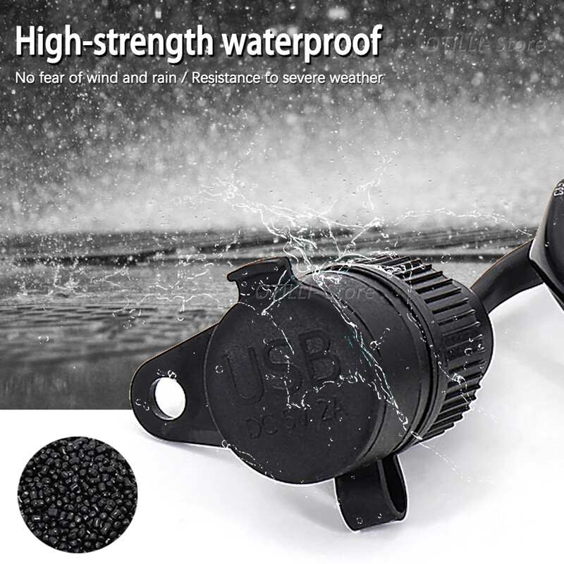 Motocikla 12V DV priekš Yamaha MT-07 MT-09 SP Tracer FZ-09 FZ-07 Tracer XSR 700 900 dubultā USB lādētāja adaptera ligzdas pārveidotājs