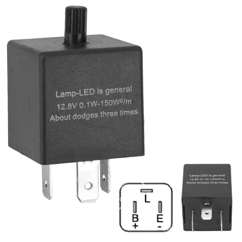 12V 3PIN releu motociclete lumini de semnalizare LED intermitent convertizor instrument kit de reglare electronică 4x4 accesorii auto universale