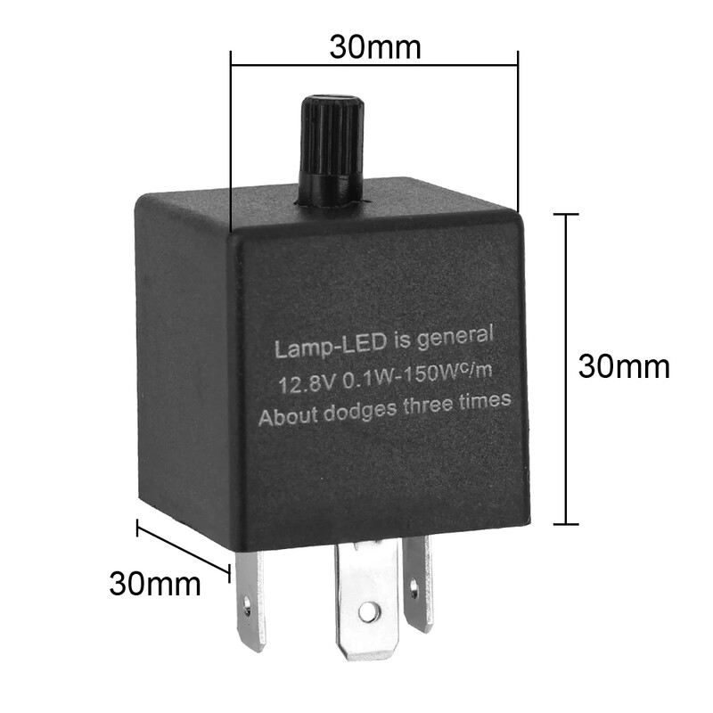 12V 3PIN releu motociclete lumini de semnalizare LED intermitent convertizor instrument kit de reglare electronică 4x4 accesorii auto universale