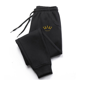 2024 Crown Print Pants Мъжки модни спортни панталони Drawstring Jogging Pants Панталони Ежедневни широки панталони Спортни панталони на едро