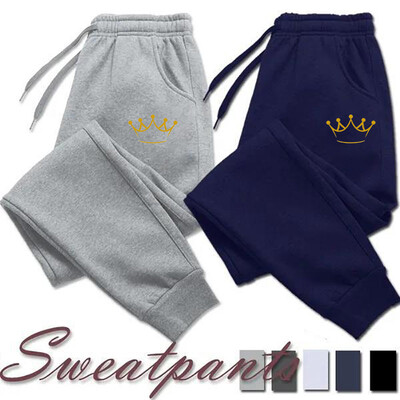 2024 Crown Print Pants Мъжки модни спортни панталони Drawstring Jogging Pants Панталони Ежедневни широки панталони Спортни панталони на едро