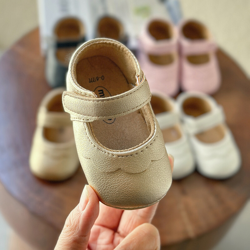 Cipele za djevojčice Raznobojne princeze Cipele za malu djecu s mekanim potplatom, neklizajuće cipele za dječji krevetić First Walkers 0-18M