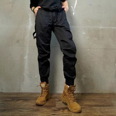 Muške modne vrećaste ravne tajice muške modne sveobuhvatne kombinezone labavog struka Haren slacks 2024.