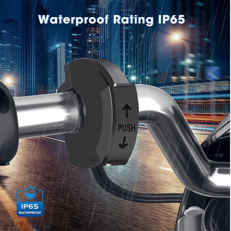 Vrući motocikl QC 3.0 USB brzi punjač, vodootporna utičnica s priključkom tipa C, nova PD utičnica za mobilne punjače od 12 V, utikač za motocikl