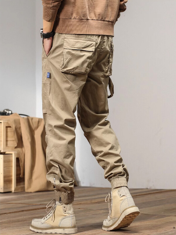 n-style casual παντελόνι ανδρικό ανθεκτικό στη φθορά άνοιξη και το καλοκαίρι φαρδύ κολάν υπαίθριο εργοτάξιο εργασίας ασφάλιση εργασίας