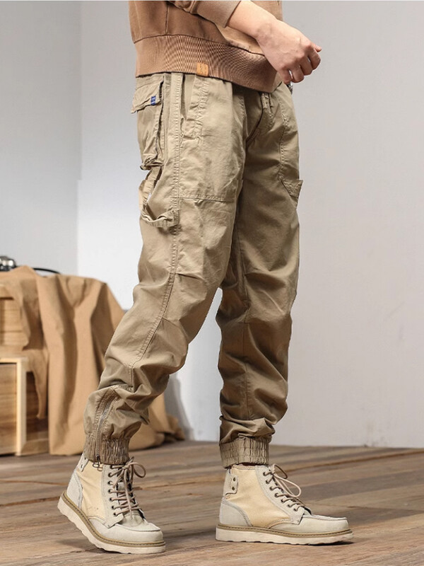 n-style casual παντελόνι ανδρικό ανθεκτικό στη φθορά άνοιξη και το καλοκαίρι φαρδύ κολάν υπαίθριο εργοτάξιο εργασίας ασφάλιση εργασίας