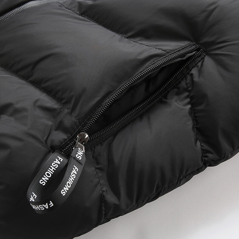 Kokvilnas jaka vīriešiem rudens ziema jauna vienkrāsaina veste kabata bez piedurknēm parka brīva, vienkārša pārvietošanās