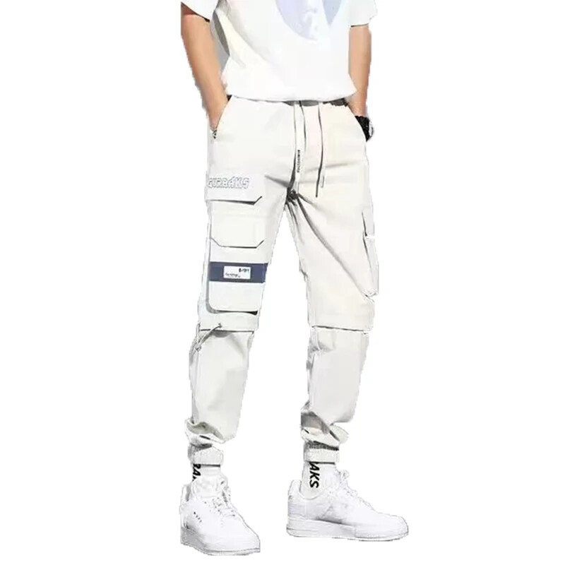 Cargo hlače vrećaste modne tajice veće veličine, muške duge hlače