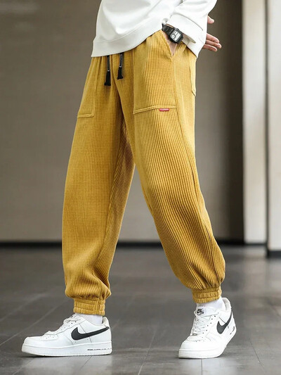 Pantaloni de sport din velur din velur, toamnă iarnă, 2022