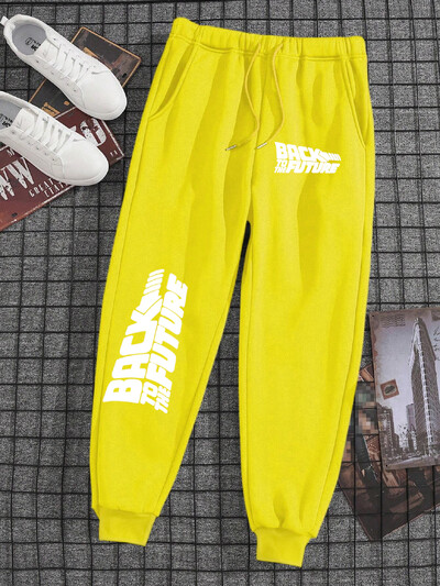 Povratak u budućnost Muškarci Žene Trenirke Duge trenirke s džepovima Gym joggers Sportske vrećaste Trenirke za par