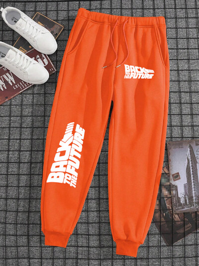 Povratak u budućnost Muškarci Žene Trenirke Duge trenirke s džepovima Gym joggers Sportske vrećaste Trenirke za par