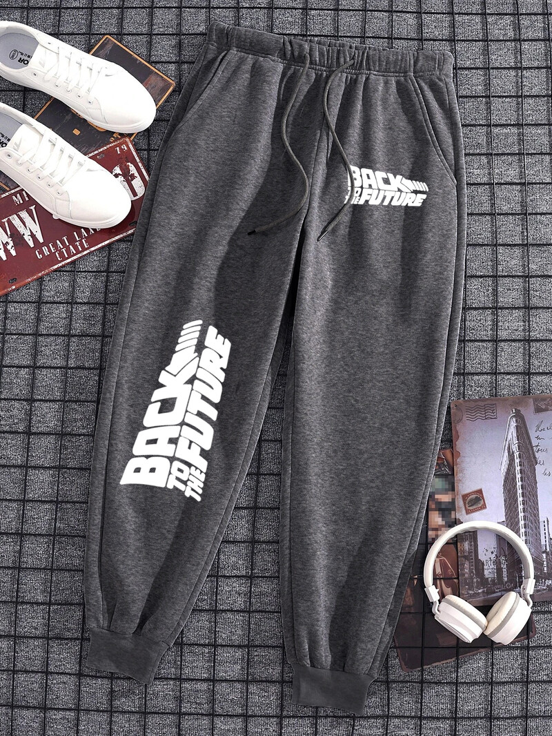 Povratak u budućnost Muškarci Žene Trenirke Duge trenirke s džepovima Gym joggers Sportske vrećaste Trenirke za par