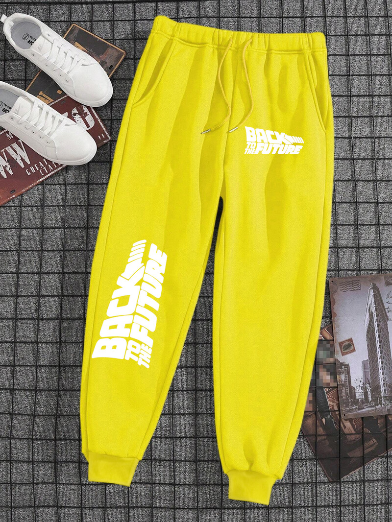 Povratak u budućnost Muškarci Žene Trenirke Duge trenirke s džepovima Gym joggers Sportske vrećaste Trenirke za par