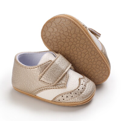 0-18M drăguț de primăvară nou-născut pantofi aurii pentru bebeluși pantofi anti-alunecare cu fundul de pânză pantofi pentru fete, eleganti, respirabili, casual, pantofi pentru prima mers pentru bebeluși