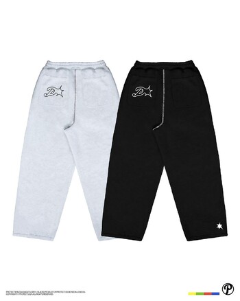 Streetwear PROTECT Jogger Sweatpants Мъжки дамски панталони Harajuku Gothic Letter Graphic Embroidery Elastic Waist Baggy Pantalon