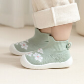 Proljetne i jesenske dječje ljupke modne cvjetne dječje cipelice za dječake i djevojčice, prozračne, neklizajuće, mekane cipele za malu djecu