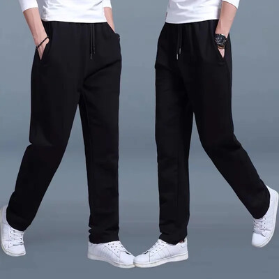 Pantaloni de trening pentru bărbați, noi de primăvară, vară, pantaloni casual, pantaloni cu picioare drepte, pentru purtarea timpului liber