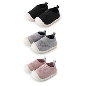 Primăvară Vară Pantofi cu slip-on unisex pentru copii Bebeluși Fete Băieți Pantofi casual din plasă Fund moale Anti-alunecare Bebeluș 0-3T Primul plimbător