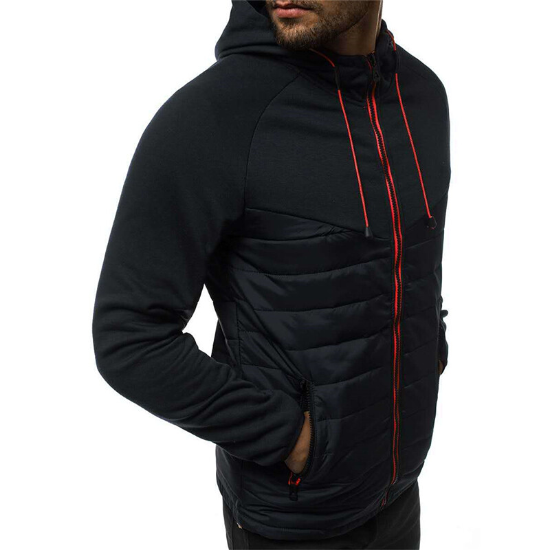 Jachete de toamnă și iarnă la modă, jachetă de puf pentru bărbați, jachetă de puf caldă de iarnă, sport de alpinism pentru bărbați, jachetă de bărbați cu fermoar Pa