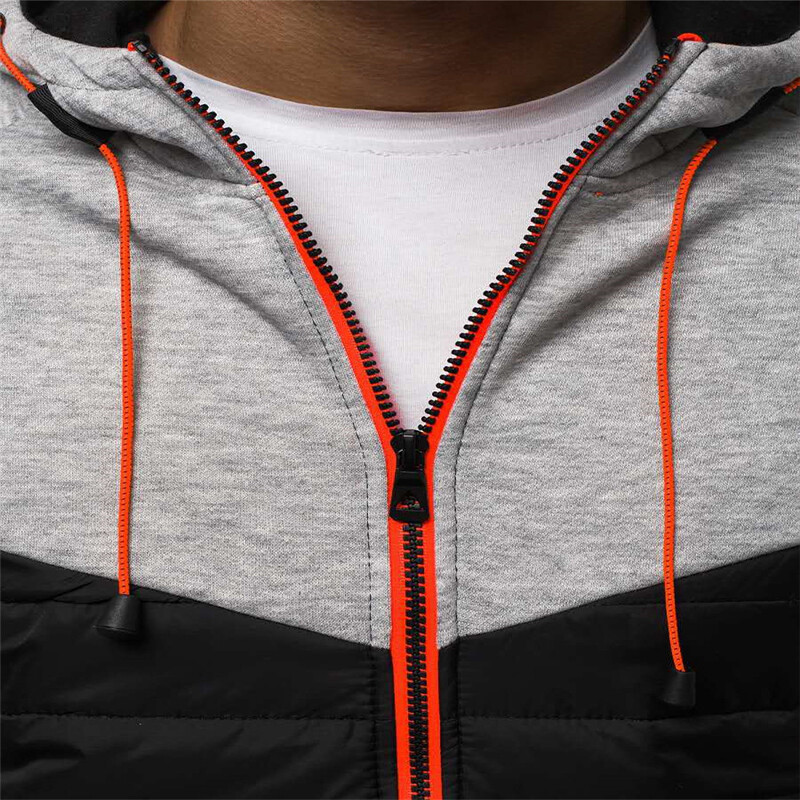 Jachete de toamnă și iarnă la modă, jachetă de puf pentru bărbați, jachetă de puf caldă de iarnă, sport de alpinism pentru bărbați, jachetă de bărbați cu fermoar Pa