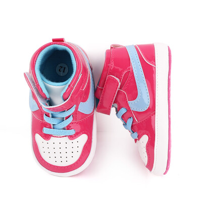 Pantofi Yibubu pentru bebeluși, pantofi clasici pentru sugari cu blocuri de culoare, pantofi confortabili pentru nou-născut, primul plimbător, cu talpă moale, pantofi pentru fetiță