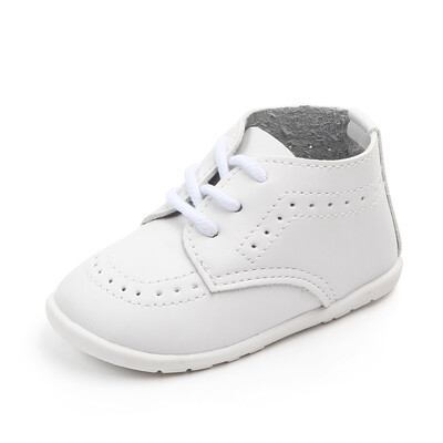 KIDSUN Pantofi din piele pentru bebeluși Băieți Fete Clasici înalți PU Mocasini de nuntă Brogue pentru sugari Rochie Oxford pentru copii Primii plimbări plat