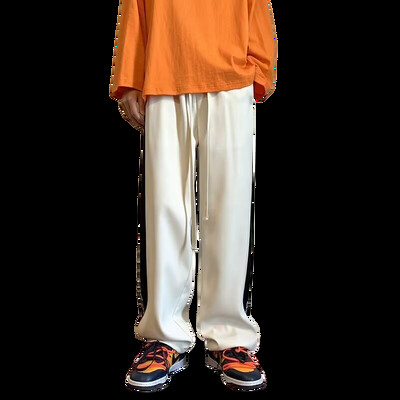 Pavasara un vasaras tendence Amerikāņu high street bikses baggy all sports sporta bikses taisnas kājas ērtas platas bikses