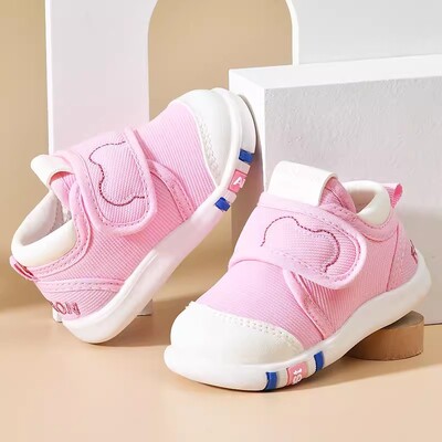 Pantofi pentru bebeluși pentru copii mici, băieți, fete, cu talpă moale, din bumbac, pantofi de mers pentru copii, nou-născuți, pantofi anti-alunecare