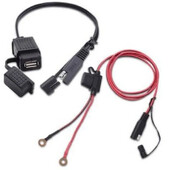 12V Motocicletă Impermeabil SAE la USB Telefon GPS MP4 Adaptor Cablu încărcător Motocicletă Siguranță Inline Sursă de alimentare