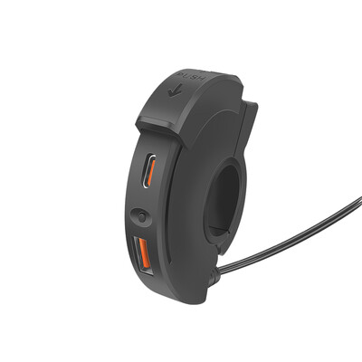 48W USB nabíjačka na motocykel Qc3.0 18W PD30W vodotesný držiak na riadidlá nabíjačka na motocyklový telefón nabíjačka 12/24V zásuvkový adaptér