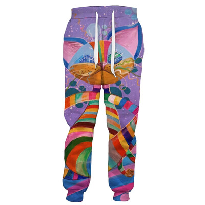 Ανδρικά φαρδιά παντελόνια Μόδα Χαβάης Ζωγραφική ζωγραφική με γάτα 3d Y2k Harajuku εμπριμέ casual vintage αθλητικά ρούχα Κοινωνικά ρούχα