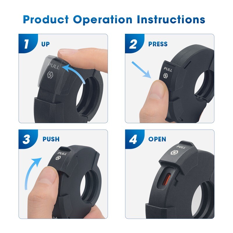 MoStar univerzalni QC3.0 USB punjač za motocikle 48 W USB-C adapter za napajanje Vodootporni držač za montiranje na upravljaču Punjač za telefon s kamerom