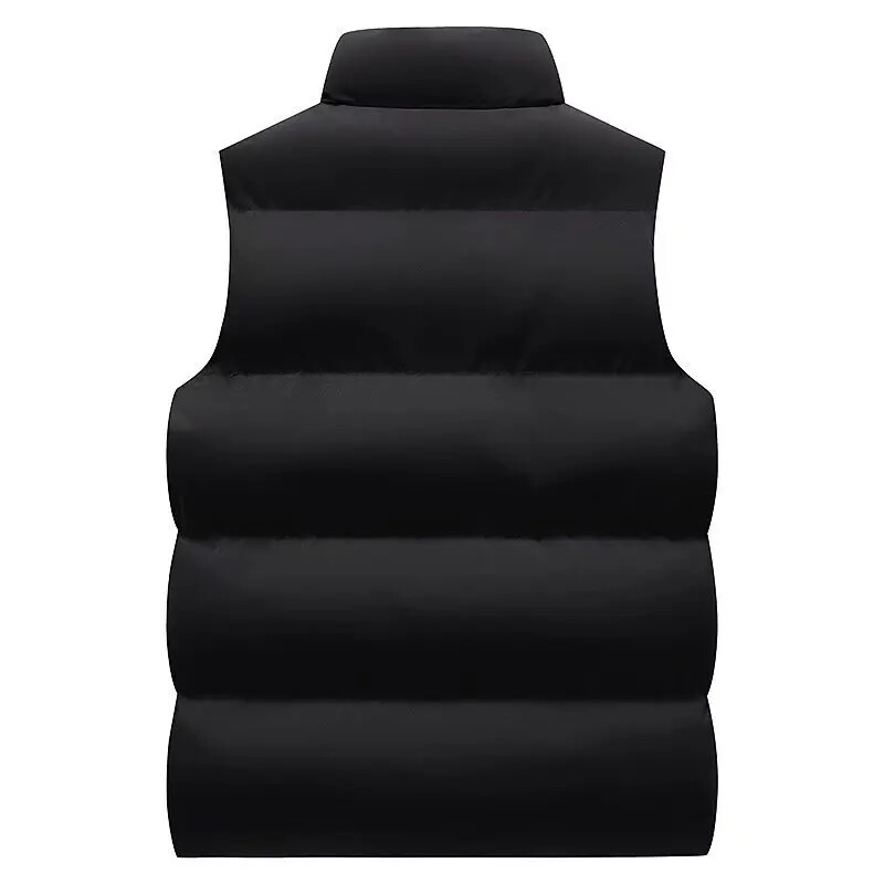 Φθινοπωρινό χειμερινό πουπουλένιο βαμβακερό ανδρικό μοντέρνο γιλέκο ώμου Αμάνικο μπουφάν Ζεστό ανδρικό χοντρό casual στυλ