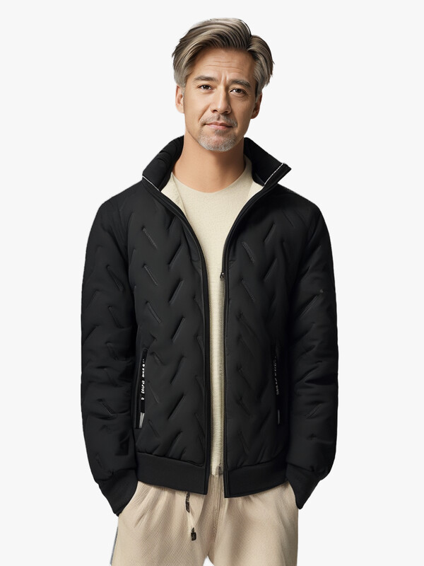 Pánska zahustená bunda 7XL teplý zimný kabát pánsky skrátený vlnený kabát pre väčšie veľkosti, vetruodolný ležérny módny bavlnený kabát