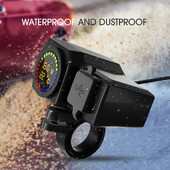 Încărcător pentru motociclete QC3.0 Tip C pentru motociclete Afișaj digital Tensiune și temperatură Încărcător dublu USB pentru telefon mobil Încărcător auto PD