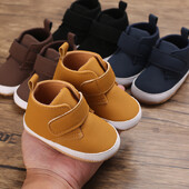 Topánky pre novorodencov, chlapčenské a dievčenské topánky, klasické kožené, s gumenou podrážkou, protišmykové, pre prvé chodítka, dievčenské topánky, mokasíny