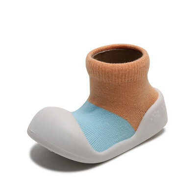 Légáteresztő baba zoknicipő csúszásgátló kisgyermekek első sétálók Rajzfilm állatcipők Baby Girl Baby Boy Girl Puha gumitalpú cipők