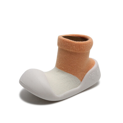 Légáteresztő baba zoknicipő csúszásgátló kisgyermekek első sétálók Rajzfilm állatcipők Baby Girl Baby Boy Girl Puha gumitalpú cipők