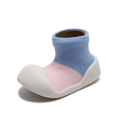 Légáteresztő baba zoknicipő csúszásgátló kisgyermekek első sétálók Rajzfilm állatcipők Baby Girl Baby Boy Girl Puha gumitalpú cipők