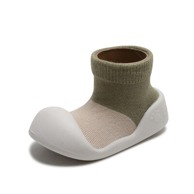 Légáteresztő baba zoknicipő csúszásgátló kisgyermekek első sétálók Rajzfilm állatcipők Baby Girl Baby Boy Girl Puha gumitalpú cipők