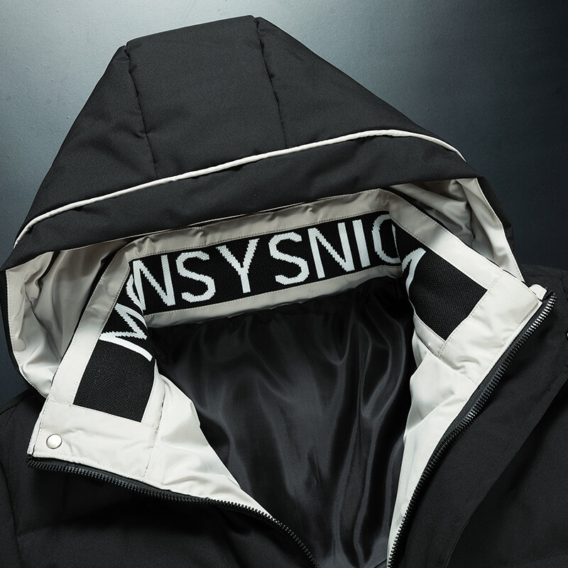 Ανδρικό χειμωνιάτικο μπουφάν και παλτό Παχύ ζεστό παλτό με κουκούλα Parkas Jaqueta Masculina