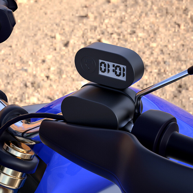 Adaptor de porturi USB dublu Moto Sursă de alimentare multifuncțională Încărcare rapidă Brichetă Ceas Voltmetru Accesorii pentru motociclete