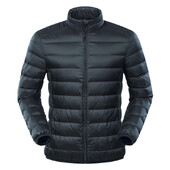 Jachetă de puf pentru bărbați Jachetă de puf ultra ușoară pentru bărbați, jachetă de vânt cu puf de rață, paltoane ușoare din pene, jachetă nouă pentru bărbați