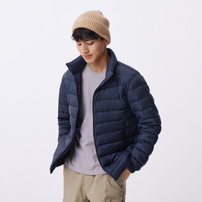 Semir donja jakna Muška trostruka lagana kratka jakna Nova zima 2024. Topla jednobojna višenamjenska gornja kragna